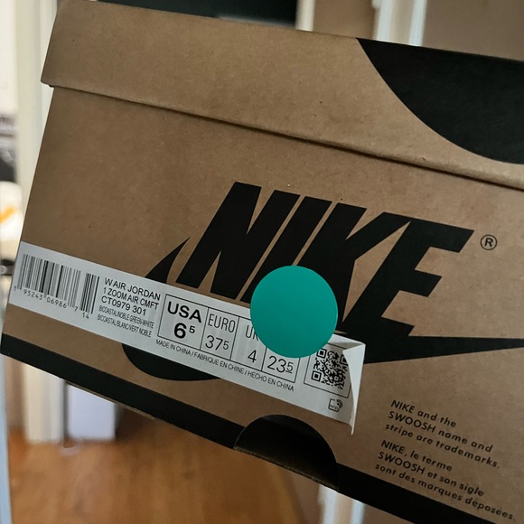 Jordan 1 High Zoom Air CMFT in Bicoastal Noble Emerald Green sz 6.5 Women's - Picture 6 of 6